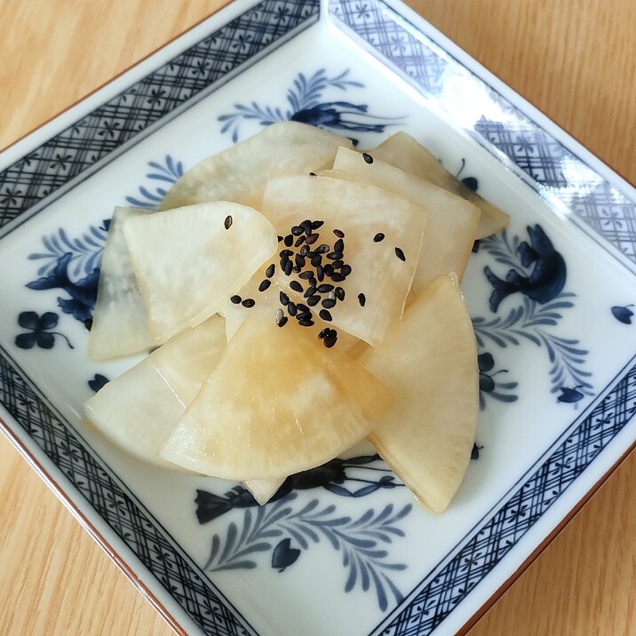 大根の醤油蜂蜜漬け